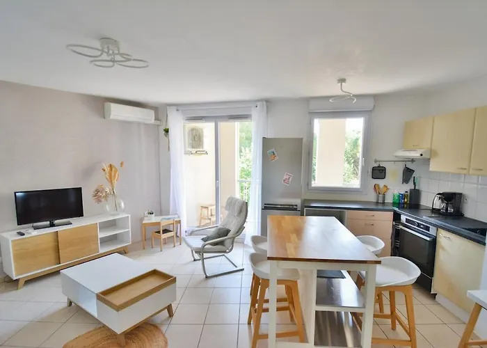 Rives Du Lez Avec Terrasse Et Parking Gratuit * Montpellier